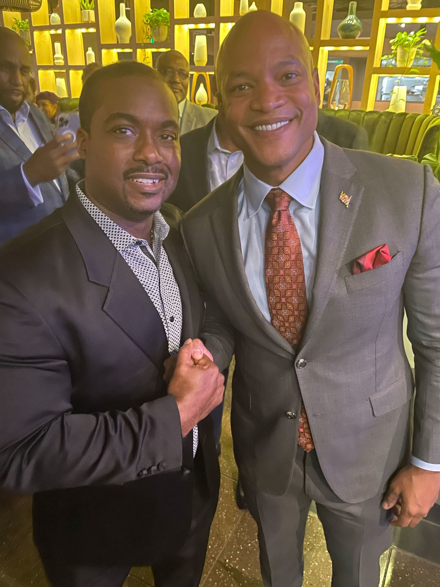 Max Fortune with Governor Wes Moore